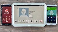 Samsung Galaxy s7 Edge and Samsung Tab 4 and Galaxy Note 4 Incoming Calls