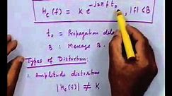 Lecture -6 Fundamentals of Analog Signal Transmission