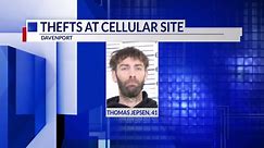 12 25 2032 Fingerprint leads to arrest of suspect who stole from, damaged Davenport cellular site