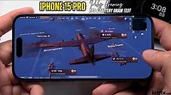 iPhone 15 Pro PUBG Mobile Gaming test | Apple A17 Pro, 120Hz Display