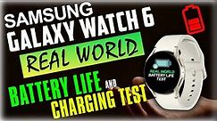 Samsung Galaxy Watch 6 Battery Life & Charging Test 🔋 Check How Long Does Its Battery Lasts