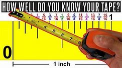 Learn How to Read Your Tape Measure!