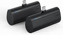 2 Packs of USB C Portable Chargers, 5000mAh Portable Android Chargers Fast Charge Cordless Battery Pack Compatible for Samsung Galaxy S22, S21, S20, S10, S9, S8, Pixel, Moto, LG, Oculus Quest, Android