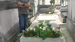 Tombe d'Yves Mourousi au cimetière de Montparnasse