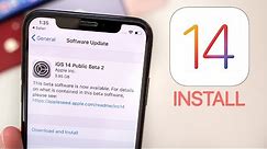 iOS 14 Public Beta Released - How to Install!