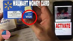 ✅ How To Activate Personalized Walmart Prepaid Money Card 🔴