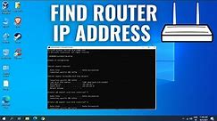 How to Find Your Wireless Router IP Address in Windows 11/10 (2022)