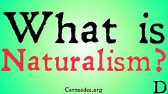 What is Naturalism? (Ontological vs Methodological)