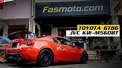 Toyota GT86 | JVC KW-M560BT installed | Factory amplifier and reverse camera retained