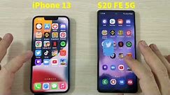iPhone 13 vs Samsung S20 FE 5G Speed Test