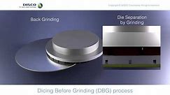 Dicing before Grinding (DBG) DISCO HI-TEC EUROPE Service Solution