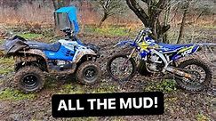 ATV vs Dirt Bike!