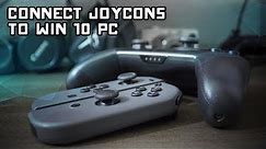 Tutorial: Connecting Nintendo Joycons & Pro controller over PC Bluetooth