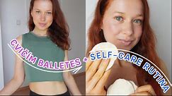 Cvičím balletes, moja skincare, večerná self-care rutina, raw vegan mama | vlog ♥