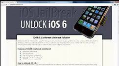 Apple iOS 6.0.1 Jailbreak iPhone 3GS, Ipad 2G Touch, iPod