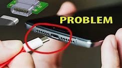 C type USB problem smartphone punjac gubi kontak C tip
