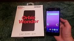 Orbic Wonder (Verizon Wireless Prepaid) - Unboxing & First Look!