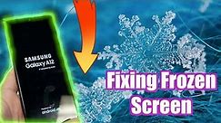 Samsung Galaxy A12 How to fix Frozen\Blank Screen