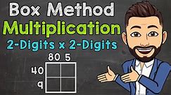 Box Method Multiplication | 2-Digits x 2-Digits | Math with Mr. J