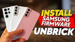 Flash Stock Firmware on SAMSUNG Phones With ODIN - UNBRICK and DOWNGRADE Guide (हिन्दी)