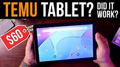 $60 TEMU 10.1 inch Android Tablet - Real World Test