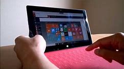 Windows 10 on Microsoft Surface RT (Remote Desktop)