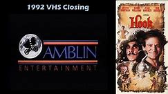 Hook (1992 VHS Closing)