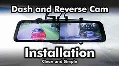 How To Install a WOLFBOX Dash Cam and Reverse Camera | Professional and Clean Installation