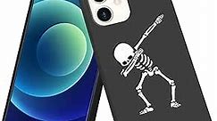 LuGeKe Cool Skeleton Phone Case for iPhone 6/iPhone 6s, Rock Skull Patterned Case Cover,Soft TPU Cover Flexible Ultra Slim Anti-Stratch Bumper Protective Boys Phonecase(Gothic Rock Skeleton)