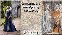 Dressing up in the second half of the 14th century