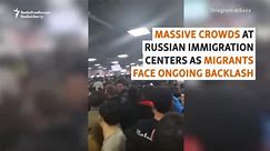 Migrants Wait In Line 'For Days' For Papers, Fearing Deportation From Russia