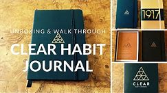 Clear Habit Journal Unboxing & Walk-Thru! (James Clear/Baron & Fig Collab)