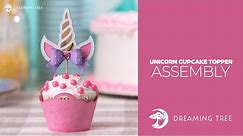 SVG File - Unicorn Cupcake Topper - Assembly Tutorial