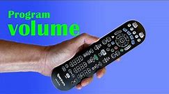 Spectrum remote control volume setup