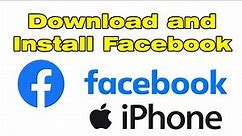 How to download and Install Facebook in iPhone