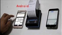 How to use bluetooth printer in Android&IOS phone