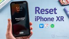 How to Reset iPhone XR without Passcode or iTunes If Forgot