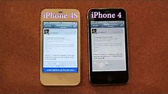 iPhone 4S vs iPhone 4 - Speed Test