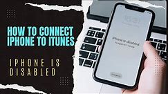 How to Bypass iPhone passcode if forgot / iPhone is disabled connect to iTunes #iphone #disabled