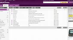 Yahoo! Mail: Navigating the inbox with a screen reader