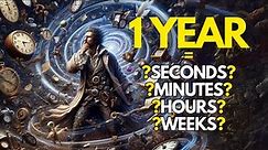 How many seconds in a year?