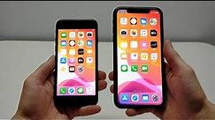 iPhone SE 2020 & iPhone XR/11 Size Comparison