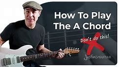 How to Play the A Chord | Guitar for Beginners