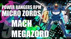Power Rangers RPM Micro Zords reviews pt 5- Mach Megazord