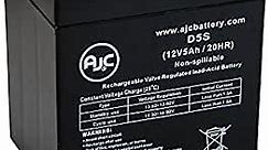 AJC Battery Compatible with Vision CP1250 12V 5Ah Sealed Lead Acid Battery
