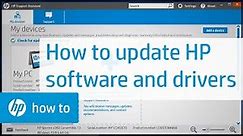 Automatically Updating HP Software and Drivers with the HP Support Assistant