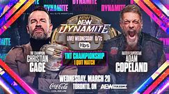 AEW Dynamite Ratings Report (3/20): No week two bump for show featuring three big new acquisitions