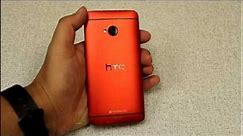 Red HTC One Unboxing (Sprint)