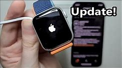 How to Update Apple Watch! (Download & Install)