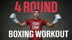 Home Boxing Cardio: 4-Round Heavy Bag Workout to Burn Fat and Build Stamina